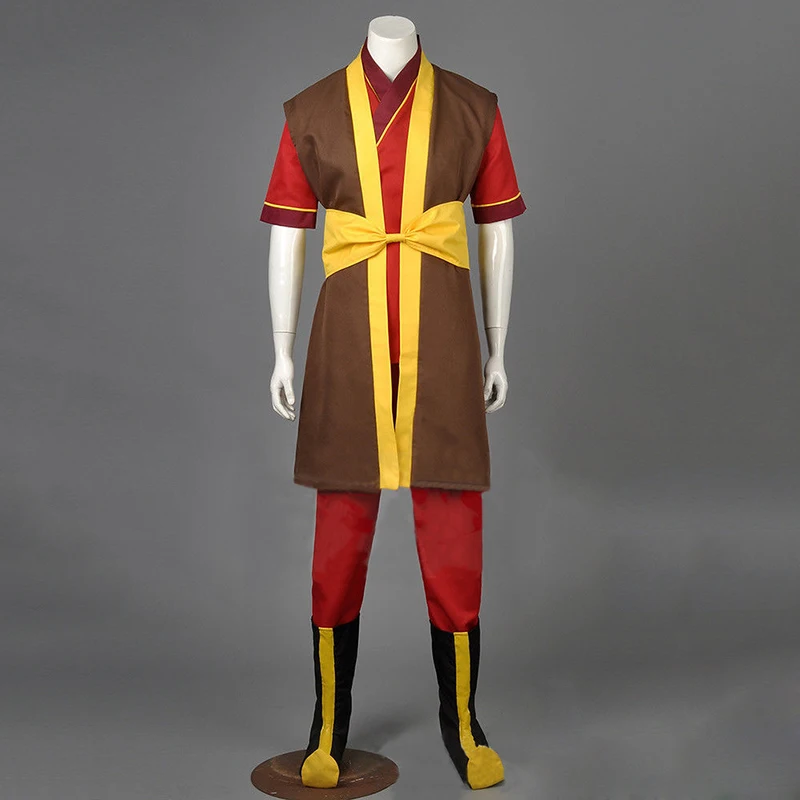 Аватар Последний Airbender принц Зуко косплей костюм Мужчины Женщины аниме последний