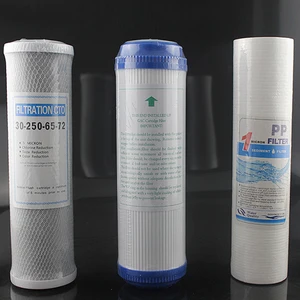 Image 1 - 3pcs/lot Water Purifier Filters Replaced Parts 10 inch GAC PP+UDF+CTO Block Water Filter  Replacement