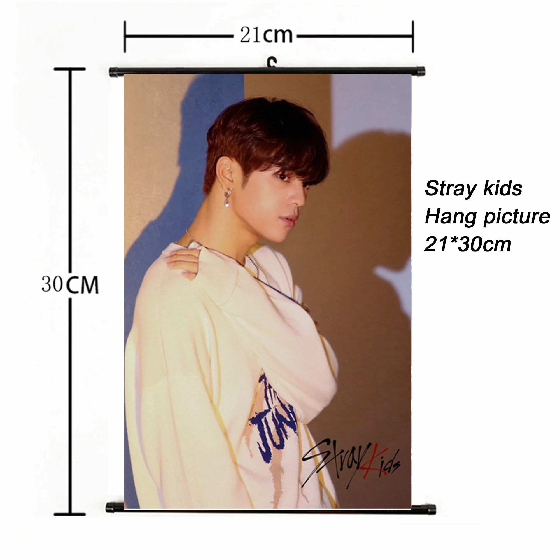 Модный Kpop Stray Kids Hang paintng 21*30 см постер stray kids signature желтая древесина альбом Фотокарта плакат вентиляторы коллекция