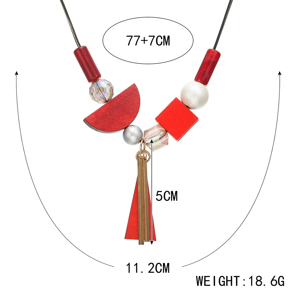 Подходящее ожерелье s& кулоны женские/массивные/бусины/Винтажные/Женские/длинные/деревянные ожерелья Подвеска для женщин модное ювелирное изделие NR158