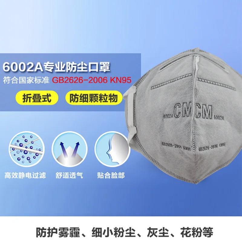 

Mouth Mask Cotton Cute PM2.5 Anti Haze Gray Dust Mask Nose Filter Windproof Face Muffle Bacteria Flu Fabric Cloth Respirator