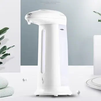 

Soap Dispenser 330ml Automatic Soap Liquid Dispenser Hand Free Touchless IR Sensor Sanitizer E5BB
