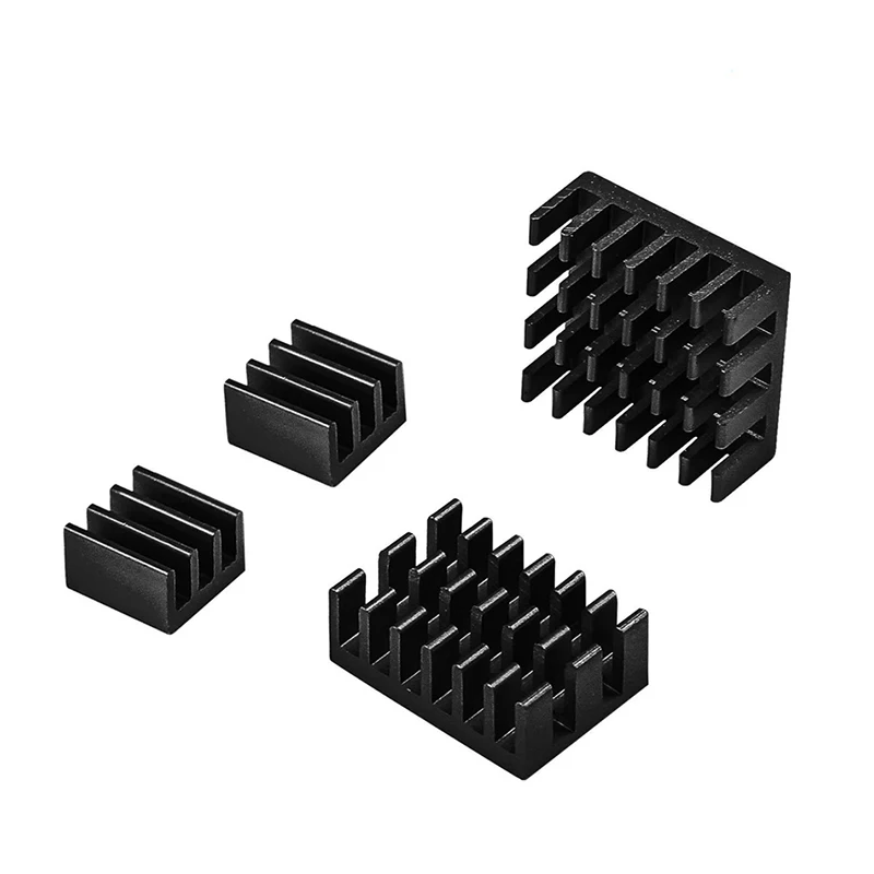 Aokin ABS Raspberry Pi 4 чехол с охлаждающим вентилятором алюминиевый радиатор для Raspberry Pi 4 Модель B для Pi 4B чехол