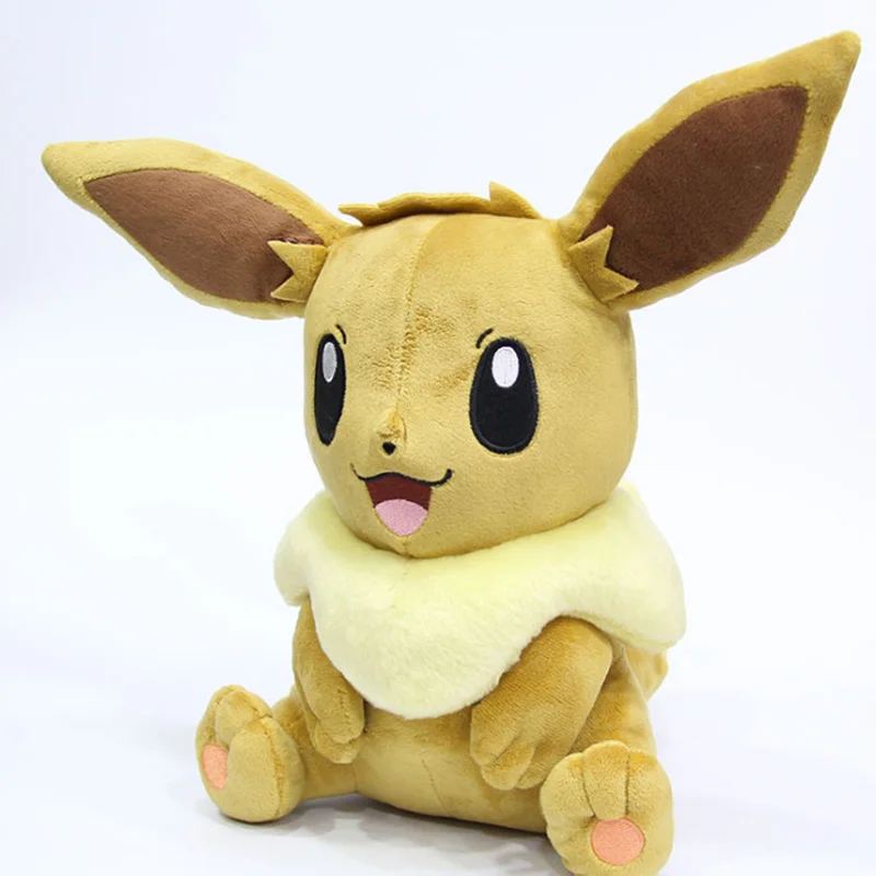 Сидя Eevee куклы животных 30 см детские плюшевые игрушки, детские карманные милые плюшевые игрушки отправляются детям в подарок с бесплатной доставкой