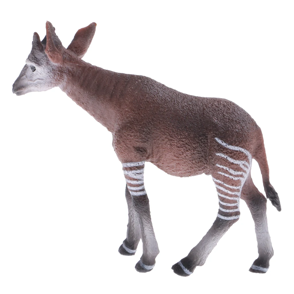 Realistic Okapi Wildlife Animal Figurine Model Action Figure Kids Toy Gift 5