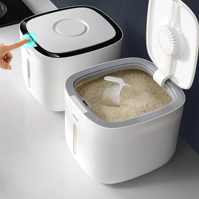Cubo Nano de cocina a prueba de insectos, cilindro de arroz a prueba de humedad, almacenamiento de alimentos, caja sellada de grano para el hogar, nueva colección