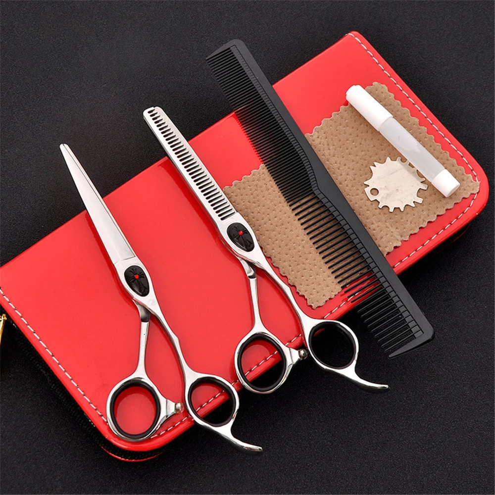 GOZLILI Japan Original 440CR Stainless Steel 6.0inch Hair Scissors Professional Hair Cutting Scissors Store  Salon Scissor Shear (7)