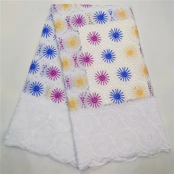 

Latest Cotton African Dry Laces Fabric With Stones Nigerian Cotton Laces Fabric High Quality Swiss Voile In Switzerland hl82-83