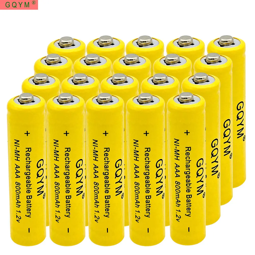 

20 PCS/ GQYM NI MH - 800 Mah 1.2V Ni-mh Battery Digital Camera Flashlight Remote Control