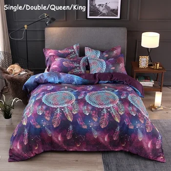 

Bohemian Ethnic Style Bedroom Decor Soft Duvet Cover Set Bedding Set