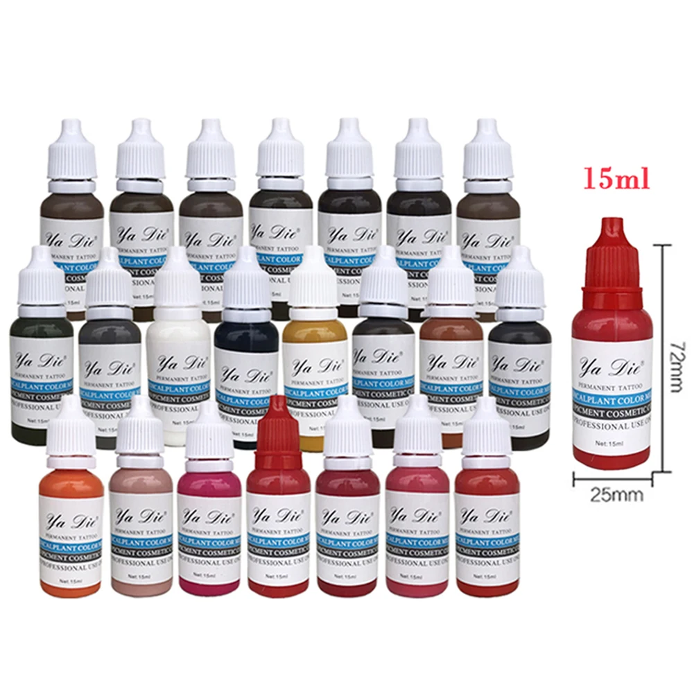 

Tattoo & Body Art 1/2 Oz. Microblading Tattoo Pigment Set Eyebrow Lips Ink For Tattoo Microblading Tattoo Ink
