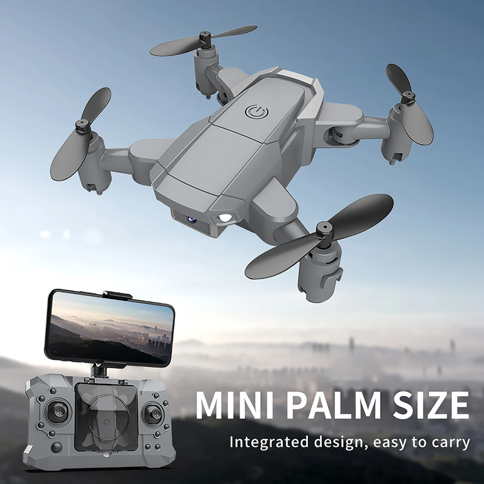 Dron plegable con Control remoto, transmisión de fotos en tiempo Real, WiFi, aéreo, al aire libre, fácil operación, cuadricóptero pequeño
