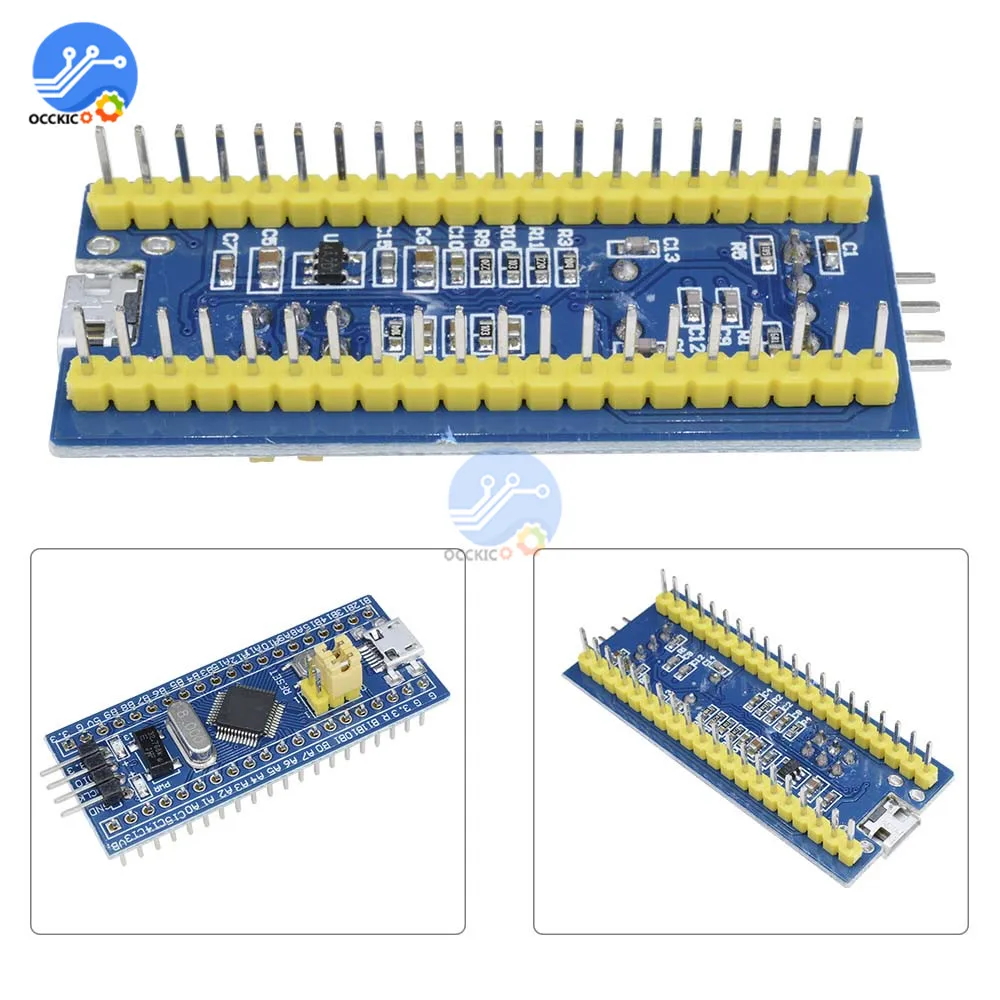 Мини USB интерфейс STM32F103C8T6 ARM 32 минимальный Модуль платы разработки SWD для Arduino I/O 72