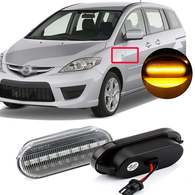 

1 Set Turn Signal Light Dynamic LED Side Marker lamp For Skoda Octavia 1U OEM 4M5A13K309AA