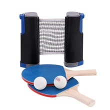 Ping Pong Table Tennis Sets Ping Pong Ball 1.7M Table Net Racket Paddles Pingpong Training Accessories Indoor Sports Exercise Ping Pong Table Tennis Sets Ping Pong Ball 1.7M Table Net Racket Paddles Pingpong Training Accessories Indoor Sports Exercise