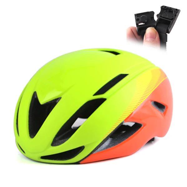 yellow green Лидирующий бренд evade 2 Aero дорожный велосипедный шлем ультралегкий красный гоночный велосипедный шлем для мужчин специальный Mtb велосипедный шлем магнитный замок - Цвет: yellow green