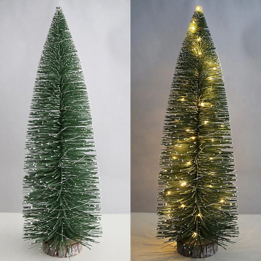 Рождественская елка arbol de navidad Новогодняя мини-елка маленькая сосновая елка adornos de navidad настольный мини Рождественский Декор