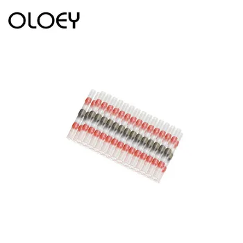 

Red Heat Shrink Solder Sleeve Welding Sleeve Terminal Insulated Waterproof Butt Wire Connectors Wire Connectors AWG 22-18 Cable