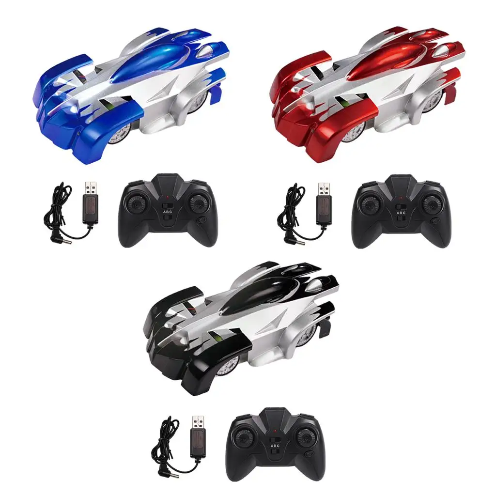 Wall Climbing Car with LED Light Dual Mode Remote Control Car for
