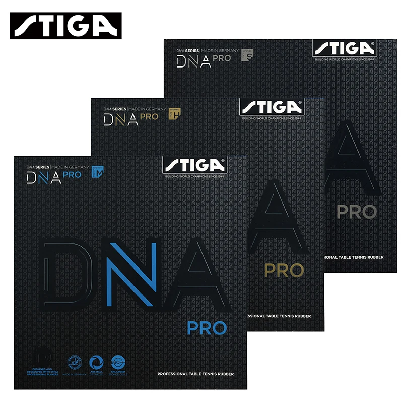 Новое поступление Stiga DNA H Pro(xu Xin б/у серия) M PRO резинки для настольного тенниса, изготовленные в Германии, для пинг-понга с губкой