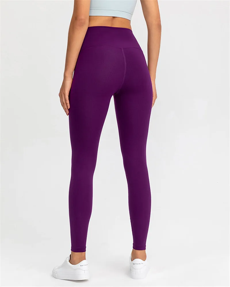 Lulu Quality Leggings Sport Women Fintess Tight High Waist Yoga Pant Butter Soft Gym Clothe 100%squat Proof Compression Athletic