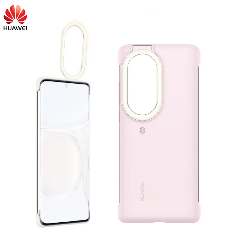 

Original Huawei P50 Pro Ring Light Case Wireless Power Supply Charging Slim Design 54 Bright Precisely Arranged LED Adjustable