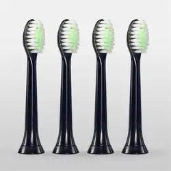 4 шт./партия Съемные насадки для зубной щетки для Philips Sonicare diamond dclean HydroClean Black HX6064 электрическая зубная щетка головки