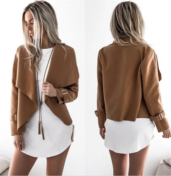 AliExpress, женское платье, осень и зима, Европа и Америка,, необычная шерстяная куртка для женщин