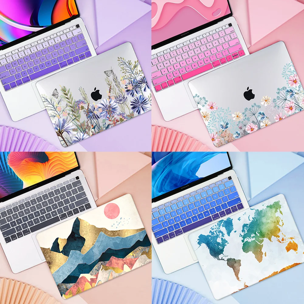 Чехол для ноутбука Redlai MacBook Air Pro Retina 11 12 13 15 16 дюймов 2020 A2337 A2338 A2179 A1932 пластиковый