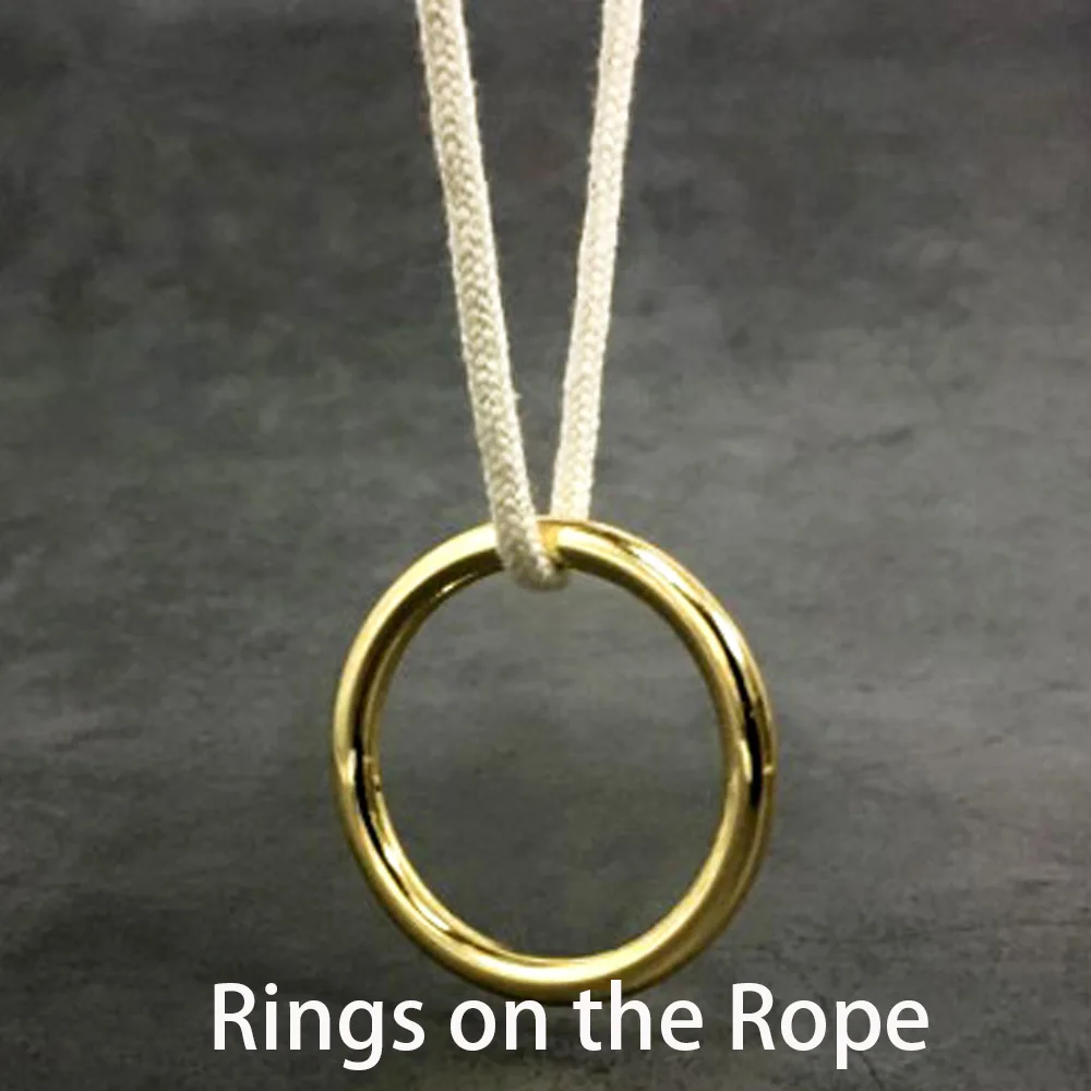 

Rings on the Rope Magic Tricks Comedy Close Up Magia Ring Rope Magica Escape Gimmick Accessories Mentalism Magic Shows 2019 FISM