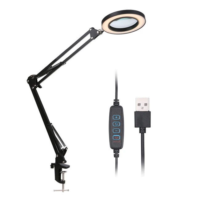 1pc Lampe de bureau LED avec port de charge USB lampe de - Temu Canada