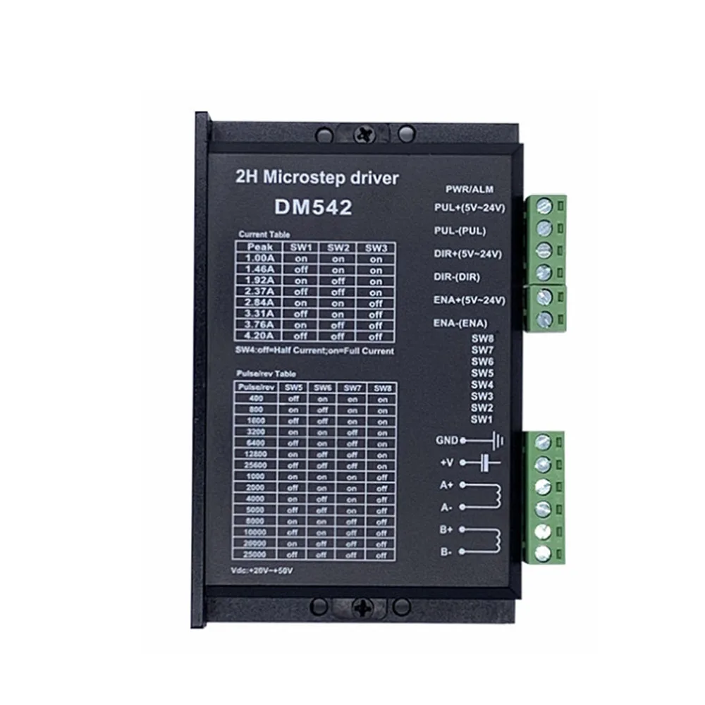 Завод DSP цифровой 57/86 шаговый двигатель драйвер 256 Отдел DM542 вместо M542/2M54/TB6600