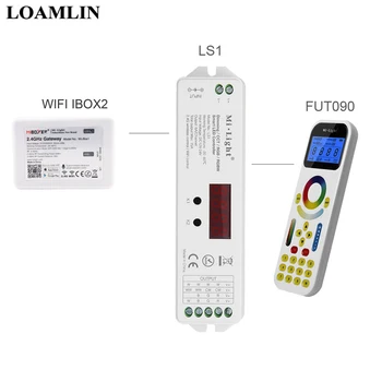 

MiLight LS1 Smart LED Controller 4 in 1 FUT090 Remote 2.4GHz WiFi iBox2 DC12V -24V for Single Color RGB RGBW CCT Strip