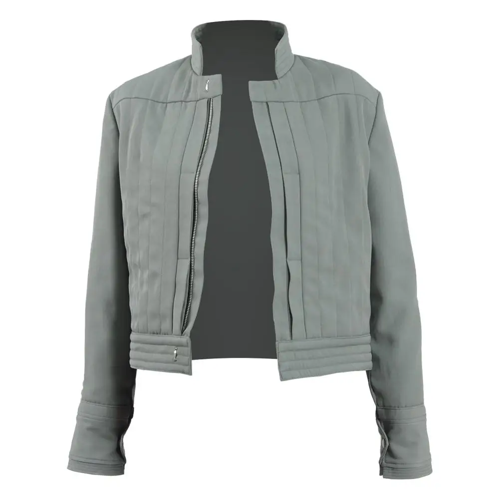Cosdaddy Rogue One Jyn Erso Cosplay Costume Vest Jacket Belt Holster Women Outfit Full Set for Halloween Party - Цвет: Coat