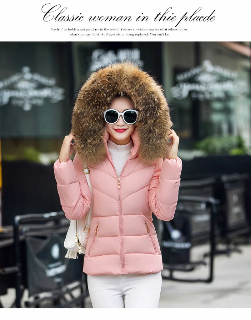 Приталенное зимнее женское пальто harakuju, новинка, теплые парки с капюшоном, veste femme, элегантная Толстая зимняя куртка, женская одежда, парка NHJ633