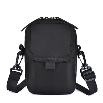 

Oxford Cloth Women Men Shoulder Bag Multi-function Phone Bags Mini Message Bags