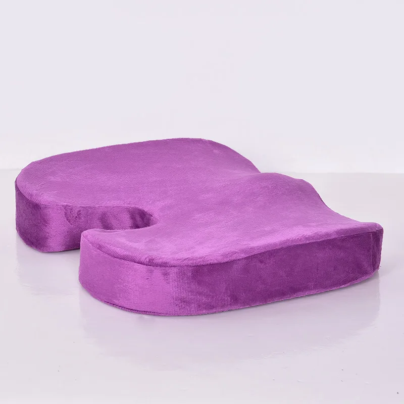 2 In 1 Bamboo Back Support Fiber Memory Foam Seat Cushion Sadoun.com