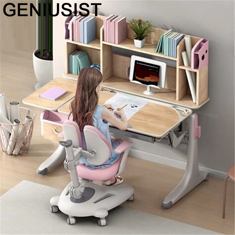 Kindertisch Y Silla Play Tavolo Per Bambini Estudio Mesinha De Estudo Регулируемый Детский стол