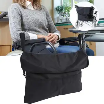 

Wheelchair Storage Bag Hanging Walker Organizer Waterproof Scooter Back Pouch for Seniors Wheelchair Accessories