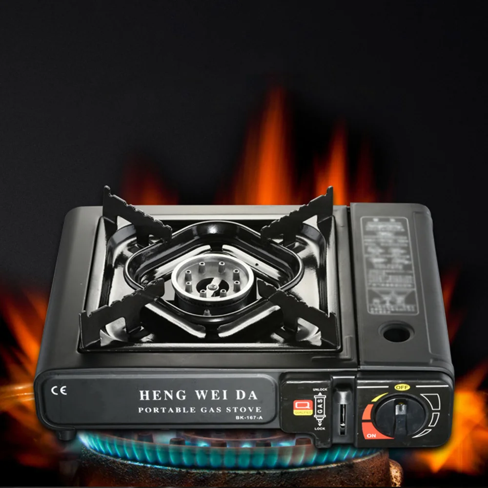 

Outdoor Portable Cassette Gas Stove Camping Cassette Gas Stove Camping Hiking Travel Equipments Rustproof Barbecue Cooker
