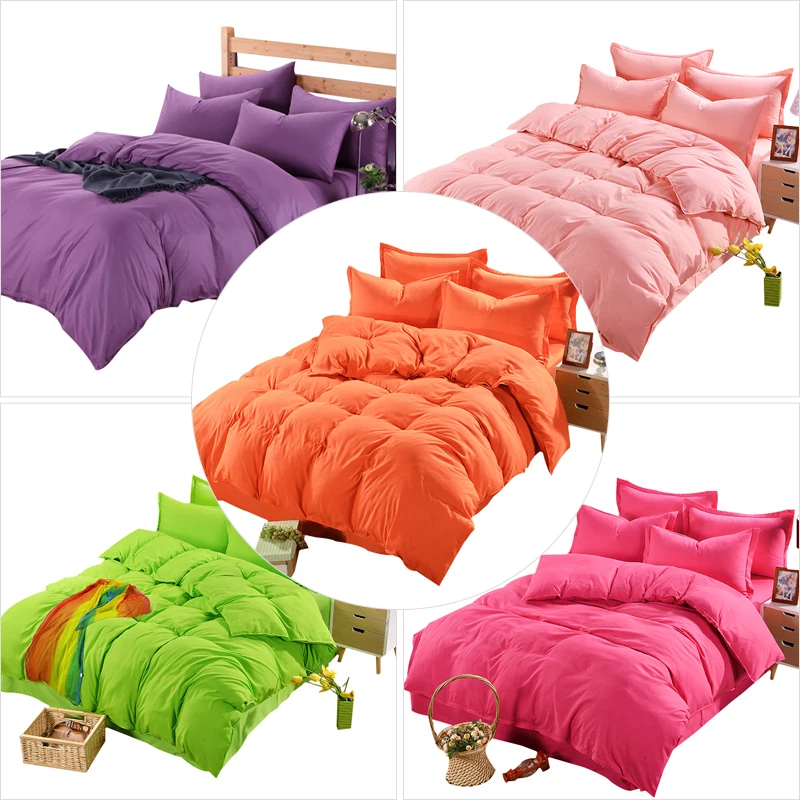 

1PC Aloe Cotton Duvet Cover Soild Quit Cover Skin Care Bedclothes Home Decor Comforter Cover Double Queen King