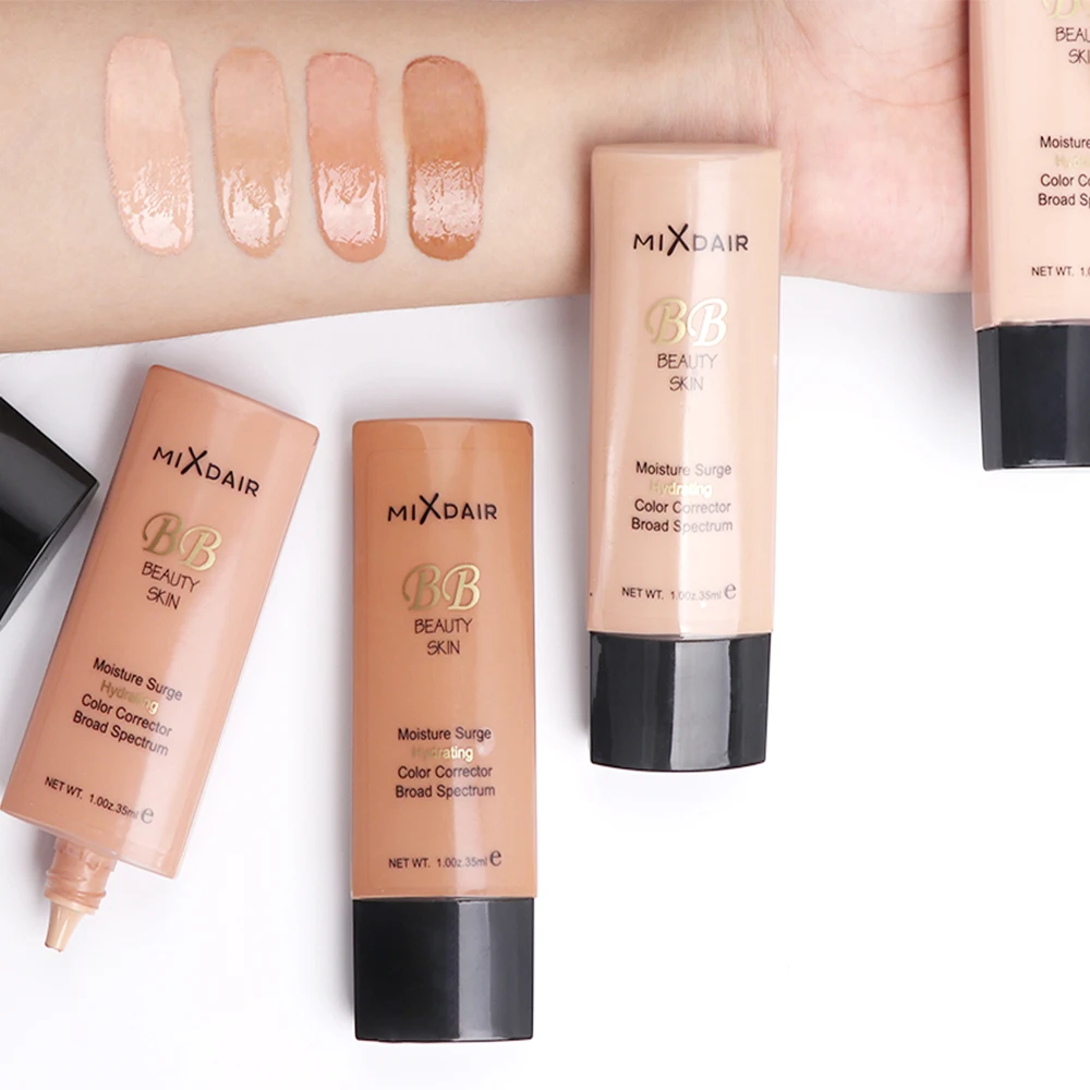 Face Foundation BB Cream Women Girl Makeup Base Natural Full Coverage Moisturizing Whitening Concealer Beauty Cosmetic