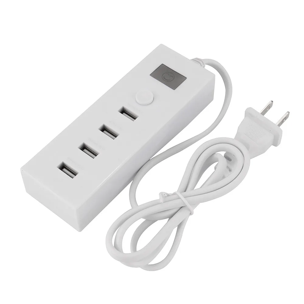 Ouhaobin 4 порта USB 2 0 ВКЛ./ВЫКЛ. Переключатели для зарядки путешествий настенное