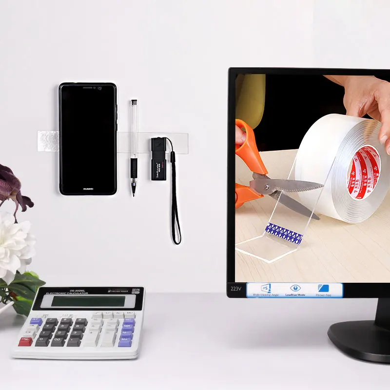 Nano double-sided adhesive Tape Strong fixed Scotch Wall High Viscosity Bath Transparent Reusable 3m Waterproof Improvement Home 3 Nano double-sided adhesive Tape Strong fixed Scotch Wall High Viscosity Bath Transparent Reusable 3m Waterproof Improvement Home 3