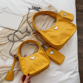 

Women Simple Nylon Crossbody Bag Mini Pocket Causal Handbags Shoulder Messenger with Coin Pouch Shoulder Purse