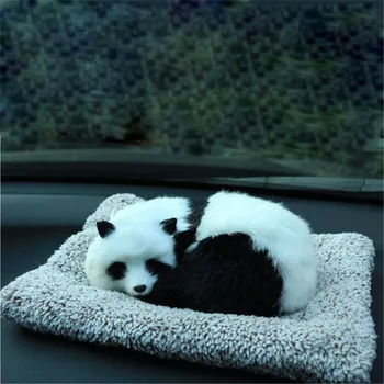 

Ellenmar Simulation Panda Bamboo Activated Charcoal Plush Doll Ornaments Cartoon Car Decoration Toys Air Freshener