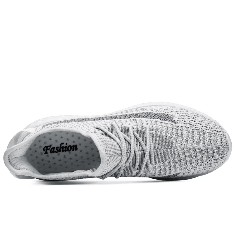 Women casual shoes fashion breathable mesh lace up flat shoes women sneakers walking lightweight tenis feminino Size 35-45