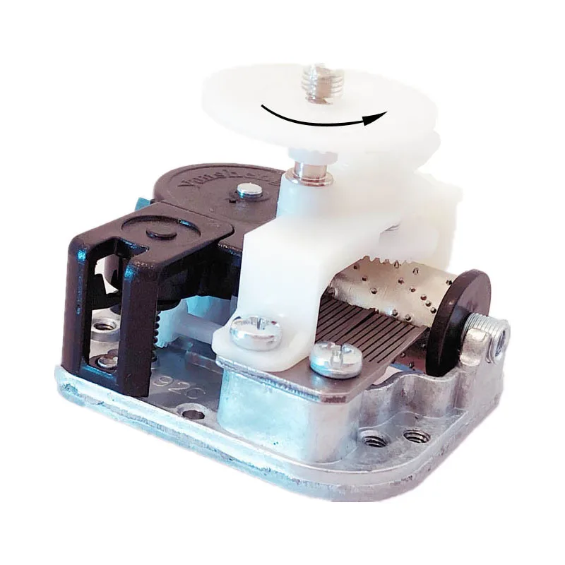 DIY music box mechanism with rotating plate Christmas gifts unusual