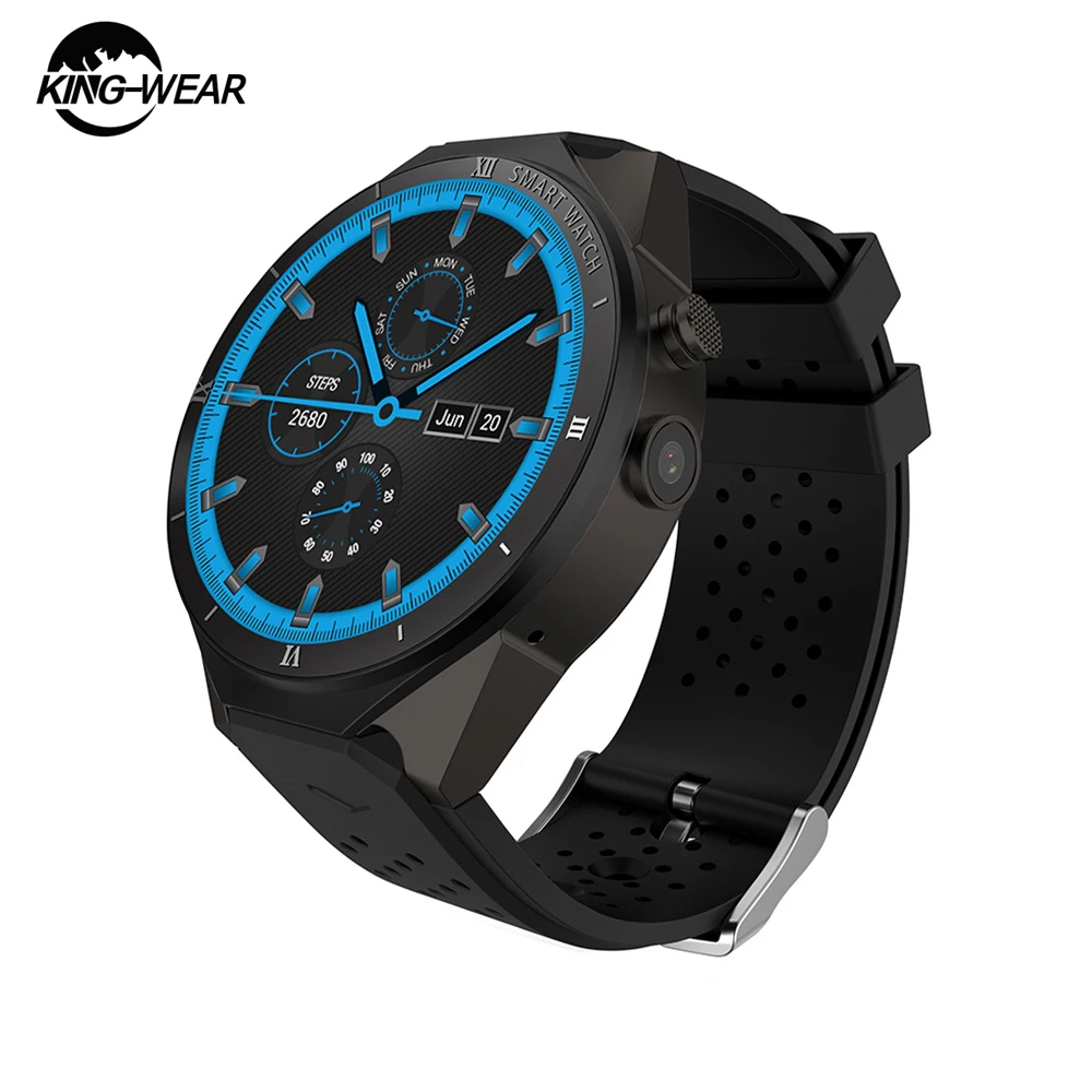 KingWear KW88 Pro 3g gps wifi Смарт часы телефон Android 7 0 MTK6580 четырехъядерный 1 Гб 16 2 МП камера