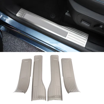 

4pcs For Ford Kuga Escape 2020 Stainless Steel SS Automobile Interior Door Decoration Strips Trim Cover Car Accessories